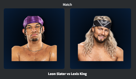 10. Leon SLater def Lexis King.png